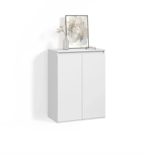 Kommode Garda Weiß mit 2 Türen livinity®