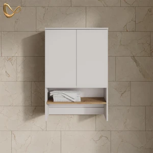 Waschmaschinenschrank Paolina Weiß/Artisan 68 x 100.4 cm livinity®