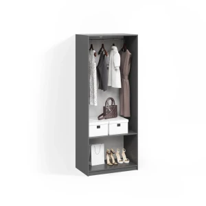 Kleiderschrank Trento Anthrazit  livinity®