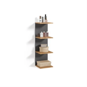 Wandregal Vesuvio Anthrazit 30 x 95 cm livinity®