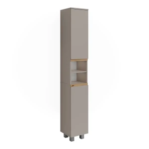 Badeværelsesskab J-Shape Kashmir/Håndværksmateriale 30.2 x 190 cm med 2 døre Vicco