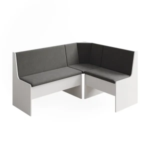 Spisestue-hjørnebænk Ramon Hvid 150 x 51 cm med opbevaringsplads Vicco