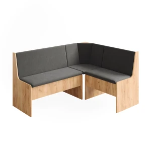 Spisestue-hjørnebænk Ramon Gold power oak 150 x 51 cm med opbevaringsplads Vicco