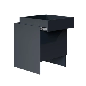 Robotstofzuigerkast Dustin Antraciet 50 x 67.5 cm met 1 deur Vicco