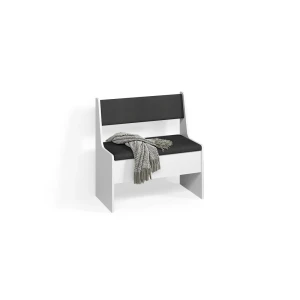 Esszimmer-Eckbank Tiberio Weiß 41.5 x 76.6 cm livinity®