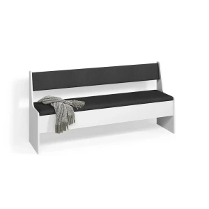Esszimmer-Eckbank Tiberio Weiß 41.5 x 166.6 cm livinity®