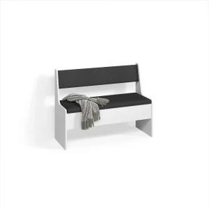 Esszimmer-Bank Tiberio Weiß 41.5 x 106.6 cm livinity®