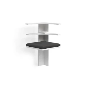 Esszimmer-Eckbank Tiberio Weiß 43.5 x 43.5 cm livinity®
