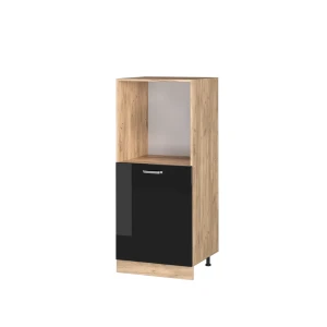 Komfurindbygningsskab R-Line Sort højglans 60 cm Vicco