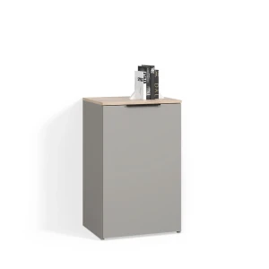 Kommode Piave Greige mit Regal livinity®