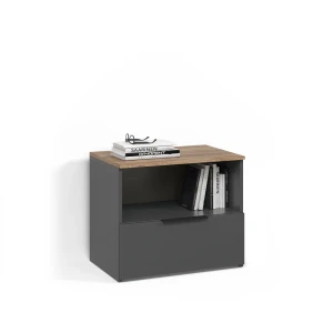 Kommode Piave Anthrazit/Sonoma mit klappe livinity®
