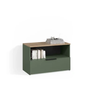 Kommode Piave Grün mit 1 geschlossenem Fach livinity®