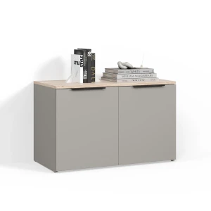 Kommode Piave Greige mit 2 Türen livinity®