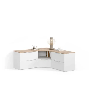 Wohnwand Piave Weiß 3 Teile livinity®