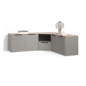 Wohnwand Piave Greige 3 Teile livinity®