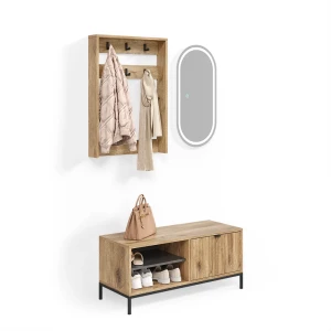 Garderobe Aterno Viking Oak Set, 3 Teile livinity®