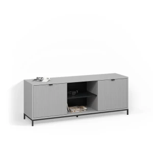 Lowboard Aterno Grau 150 x 60 cm mit 2 Türen livinity®