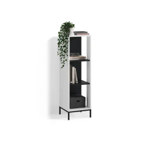 Bücherregal Aterno Weiß mit 3 Fächern livinity®