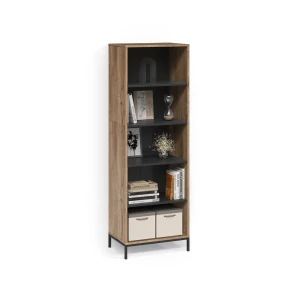 Bücherregal Aterno Viking Oak mit 5 Fächern livinity®