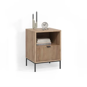 Nachttisch Aterno Viking Oak mit 1 Schublade livinity®