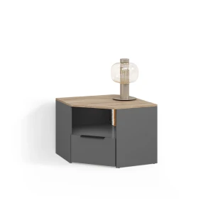 Lowboard Piave Anthrazit/Sonoma 68 x 50 cm livinity®