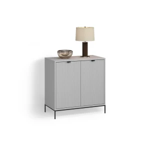 Kommode Aterno Grau mit 2 Türen livinity®