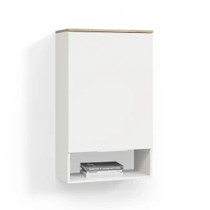 Hängeschrank Piave Weiß/Sonoma mit Tür livinity®