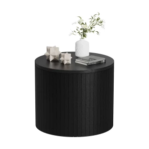 Sofabord Tavilo Eg/sort 38 x 38 cm Vicco