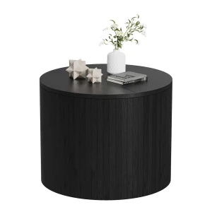 Sofabord Tavilo Eg/sort 48 x 48 cm Vicco