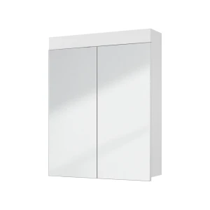 Badeværelsesskab med spejl Luna Hvid 60 x 77 cm Vicco