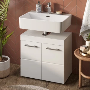 Waschbeckenunterschrank Luna Weiß 60 x 56 cm livinity®