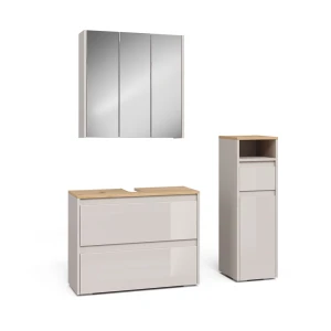 Badeværelsesmøbler sæt Majest Kashmir/Håndværksmateriale 3 dele Vicco