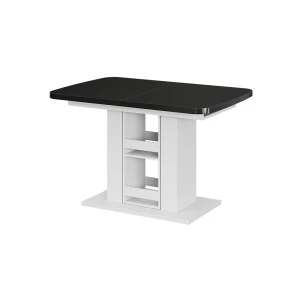 Spisebord Fenaro Sort/Hvid 120-160 x 80 cm Vicco