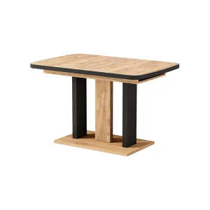 Spisebord Fenaro Sort/eg 120 x 80 cm 2 dele Vicco
