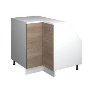 Narożna szafka kuchenna na dach skośny R-Line Sonoma 75.6 cm z 1 drzwiami, korpus szafy głębokość 60 cm Vicco