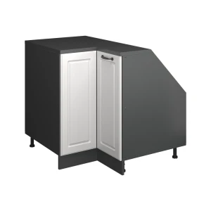 Skab til skrå væg Hjørneskab Rion Hvid landhus 75.6 x 81.6 cm med 1 dør, skabskorpus 60 cm dybde Vicco