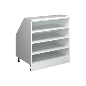 Skråt tagskab Rion Hvid 80 x 81.8 cm med 4 rum, skabskorpus 60 cm dybde Vicco
