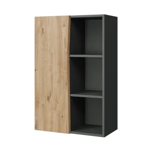 Middelhoge kast Willow Ambachtelijk 56 x 86 cm met 3 open vakken Vicco