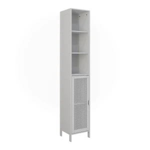 Badeværelsesskab Liora Hvid 30 x 170 cm med 1 dør Vicco
