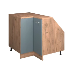 Skab til skrå væg Hjørneskab Rion Blågrå 75.6 x 81.6 cm med 1 dør, skabskorpus 60 cm dybde Vicco