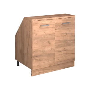 Wardrobe for sloping ceiling Rion Gold power oak 80 x 81.6 cm med 2 døre, skabskorpus 60 cm dybde Vicco