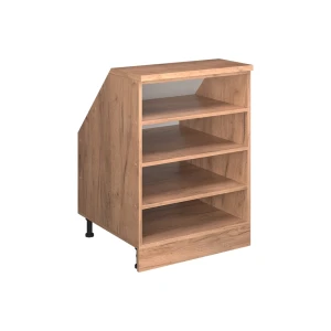 Skråt tagskab Rion Gold power oak 60 x 81.8 cm med 4 rum, skabskorpus 60 cm dybde Vicco