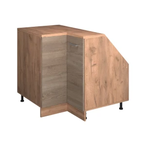 Skab til skrå væg Hjørneskab Rion Sonoma 75.6 x 81.6 cm med 1 dør, skabskorpus 60 cm dybde Vicco