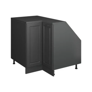 Skab til skrå væg Hjørneskab Rion Antracit landhus 75.6 x 81.6 cm med 1 dør, skabskorpus 60 cm dybde Vicco