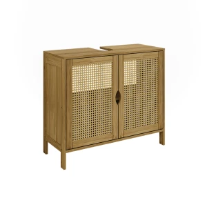 Vaskeskab Liora Bambus 68 x 60 cm med 2 døre Vicco