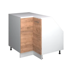 Skab til skrå væg Hjørneskab Rion Gold power oak 75.6 x 81.6 cm med 1 dør, skabskorpus 60 cm dybde Vicco