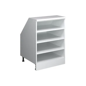 Skråt tagskab Rion Hvid 60 x 81.8 cm med 4 rum, skabskorpus 60 cm dybde Vicco