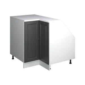 Skab til skrå væg Hjørneskab Rion Antracit landhus 75.6 x 81.6 cm med 1 dør, skabskorpus 60 cm dybde Vicco