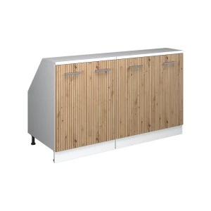 Zestaw szaf na dachy skośne Rion Dąb rzemieślniczy 210 cm Zestaw 5 korpusów szafy głębokość 60 cm Vicco