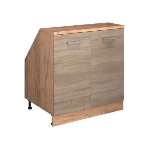 Wardrobe for sloping ceiling Rion Sonoma 80 x 81.6 cm med 2 døre, skabskorpus 60 cm dybde Vicco